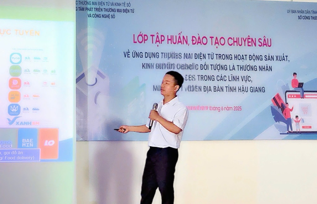 Thương mại điện tử Hậu Giang: Khởi động từ lớp học thực chiến