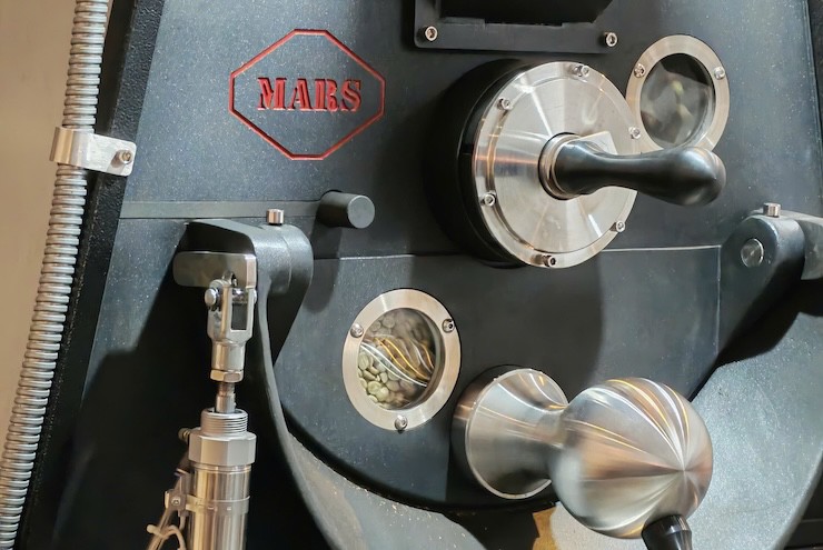 Máy rang cà phê tích hợp AI MARS V5.
