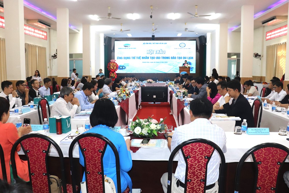 Hội thảo ứng dụng AI vào đào tạo nhân lực du lịch | Nhịp sống số 1 Hội thảo ứng dụng AI vào đào tạo nhân lực du lịch - ảnh 1