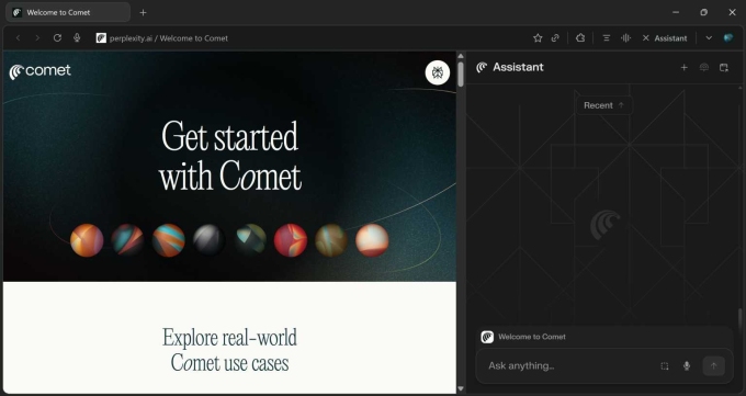 Cuộc đua ra mắt trình duyệt AI 2 Trình duyệt Comet tích hợp AI trực tiếp vào từng trang, cho phép người dùng xem tóm tắt, đặt câu hỏi hoặc thực hiện hành động khác. Ảnh: Agam Shah/Foundry