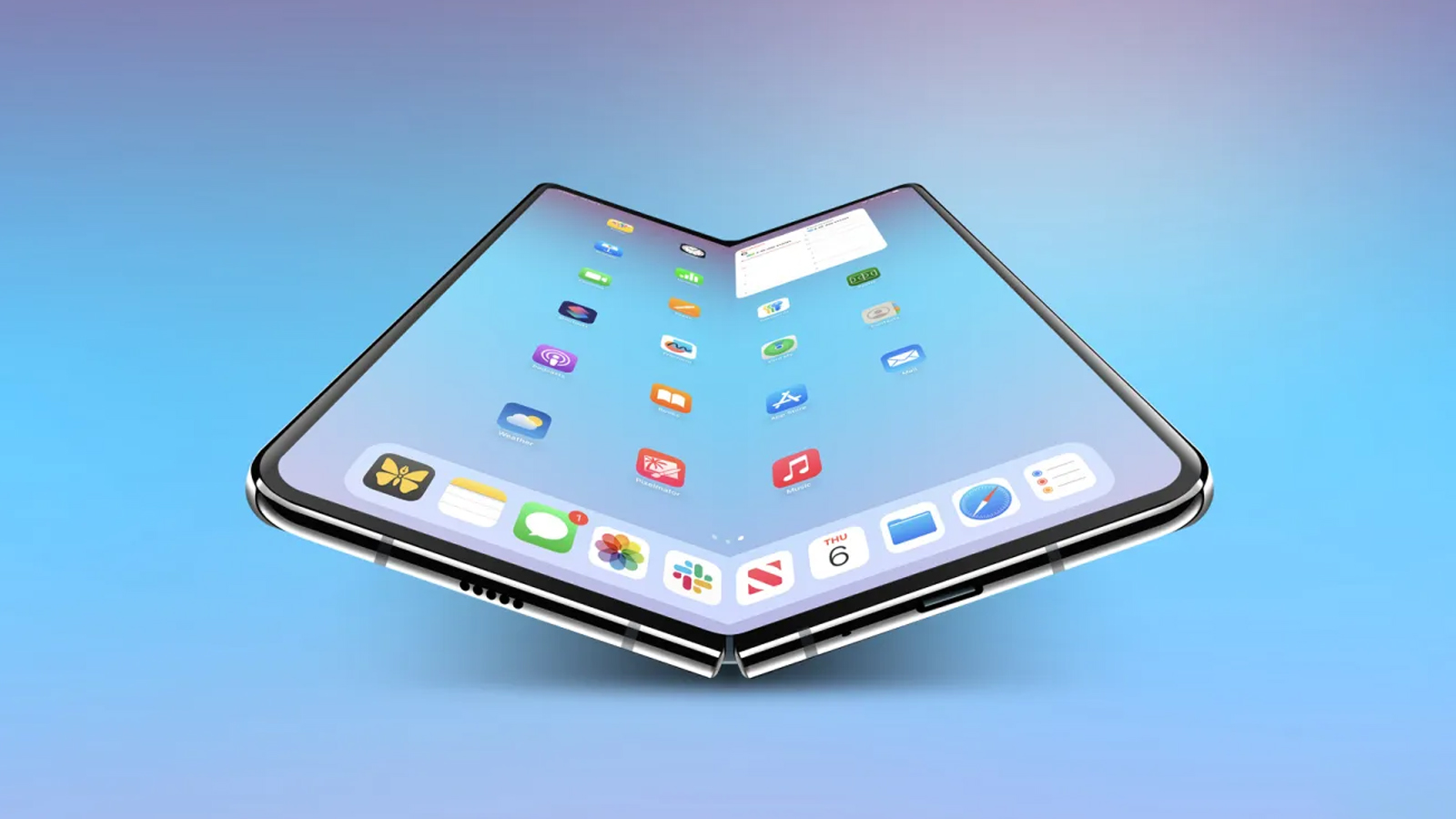 He dieu hanh cua Apple danh cho iPhone Fold dan lo dien