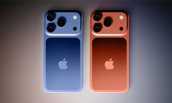 Loạt thay đổi sẽ có trên iPhone 17 Pro 3 Màu vàng đồng hơi ánh cam trên ảnh dựng iPhone 17 Pro mới. Ảnh: 9to5Mac