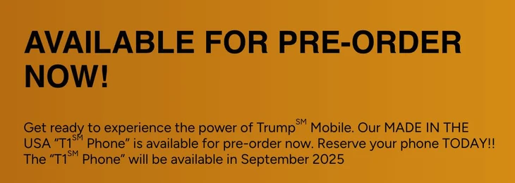 Trump Mobile xóa thông tin về xuất xứ điện thoại T1 sau khi ra mắt 2 Trump Mobile - Ảnh 2.