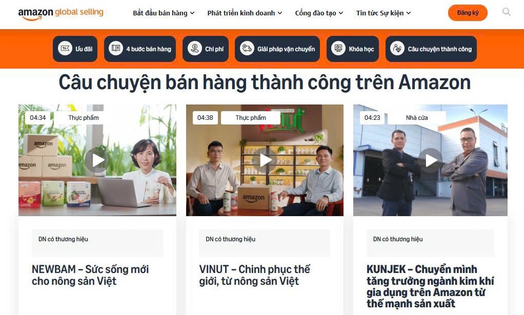 Doanh nghiệp Việt bứt phá với Amazon và thương mại điện tử