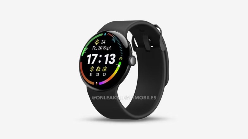 Ảnh dựng đồng hồ Pixel Watch 4. Ảnh: 91Mobiles Anh dung dong ho Pixel 4 - 91Mobiles.jpg
