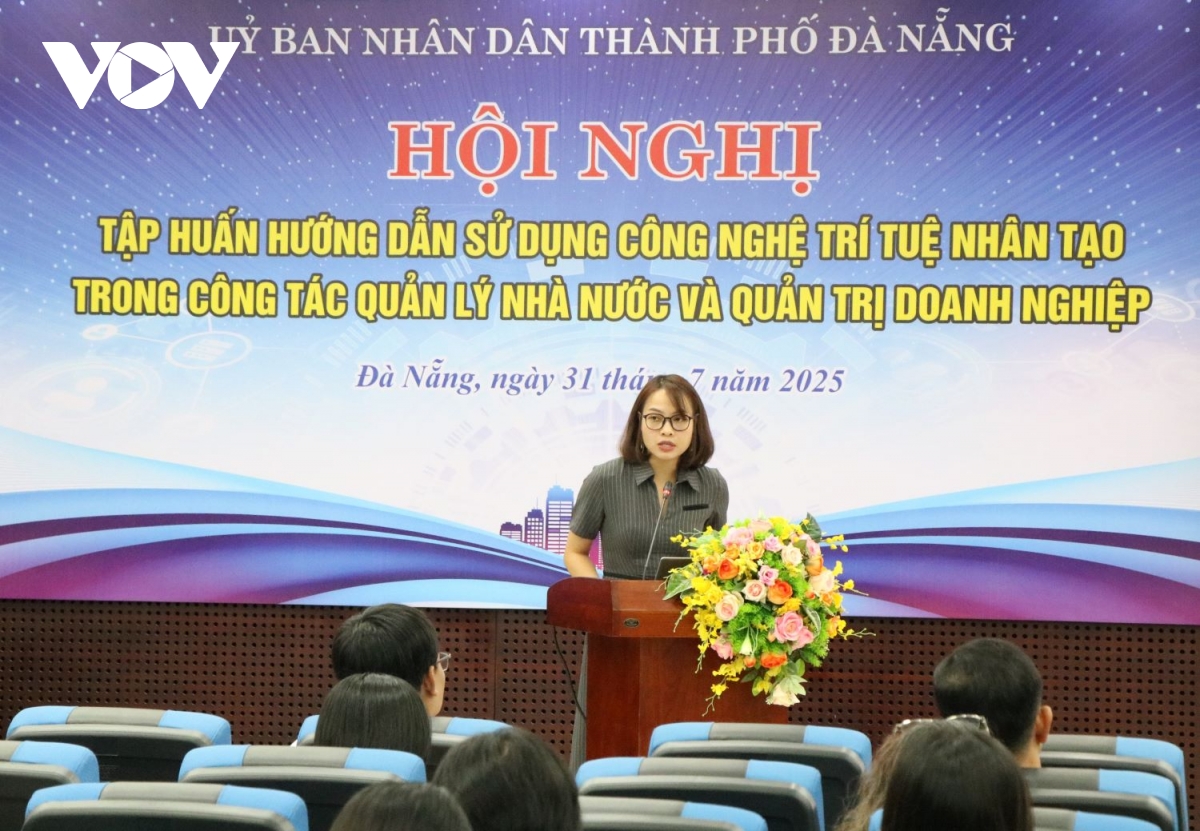 Đà nẵng ứng dụng ai trong quản lý nhà nước và quản trị doanh nghiệp hình ảnh 1 Da nang ung dung ai trong quan ly nha nuoc va quan tri doanh nghiep hinh anh 1