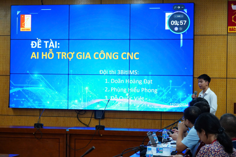 “Ứng dụng AI & Tự động hóa vào sản xuất cơ khí” 1 Cuộc thi Thúc đẩy tinh thần sáng tạo và khả năng ứng dụng AI & Tự động hóa vào giải quyết các bài toán thực tế trong nhà máy sản xuất.