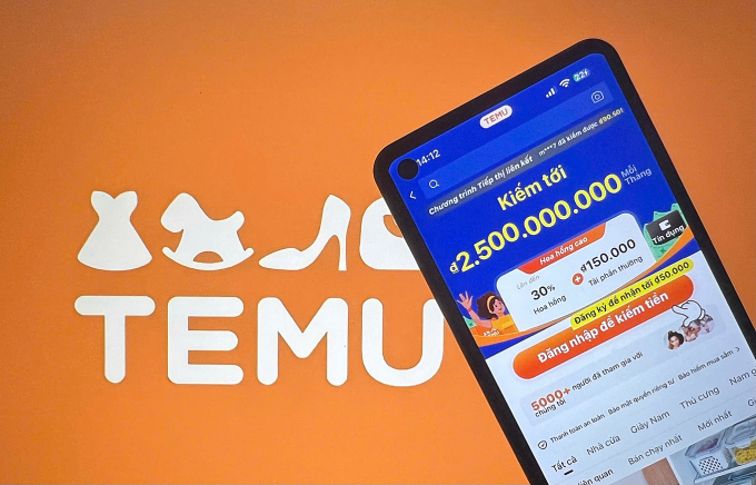 Temu giới thiệu chương trình tiếp thị liên kết với thu nhập khủng cho người tham gia. Ảnh: Ngọc Mai