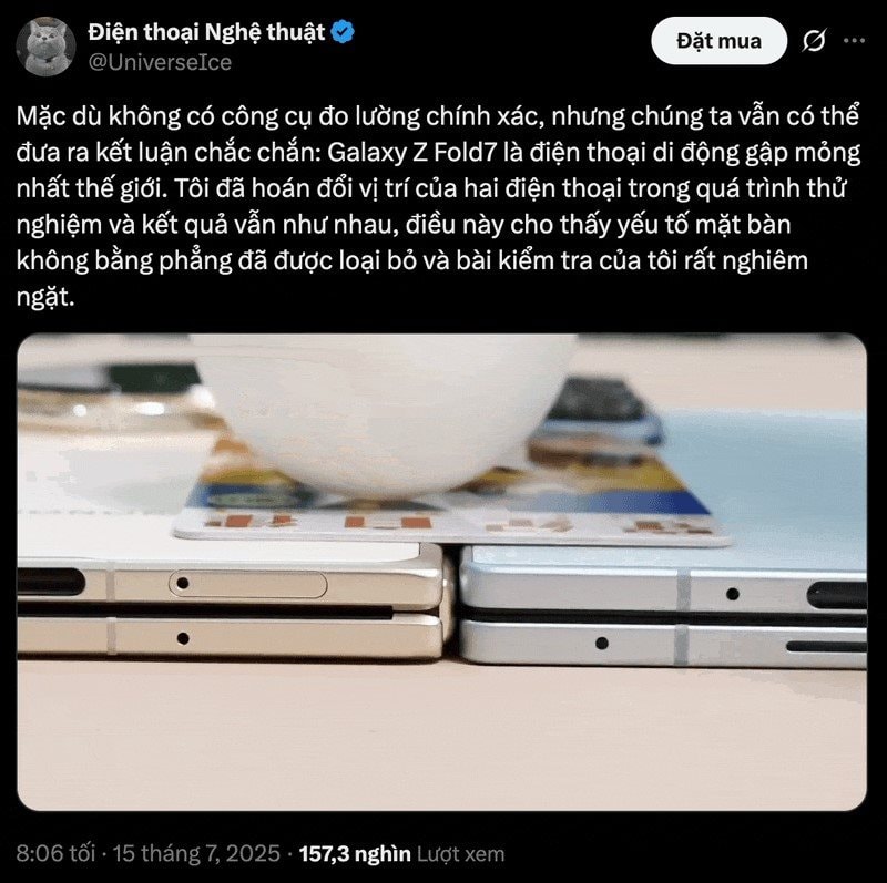 Cuộc đua mỏng nhẹ trên điện thoại gập: Liệu thông số có quyết định tất cả?- Ảnh 3.