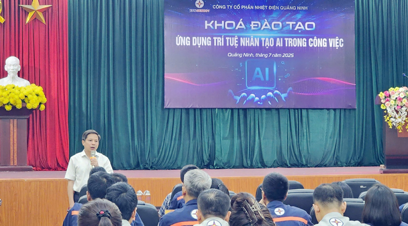 Nhiệt điện Quảng Ninh tổ chức khóa đào tạo ứng dụng trí tuệ nhân tạo (AI) -0
