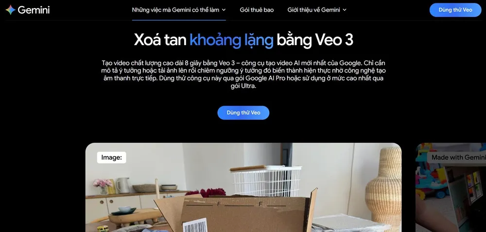 Giá 6 triệu đồng/tháng, Google AI Ultra dành cho ai? 1 Công cụ Veo 3 của Google chuyên tạo Video AI