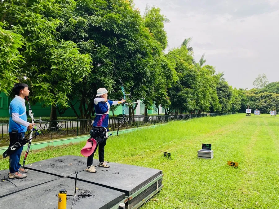 AI sẽ là "trợ thủ đắc lực" của thể thao Việt Nam 1 Đội tuyển bắn cung Việt Nam sẽ được trang bị ứng dụng AI vào chương trình tập luyện, huấn luyện tới đây. Ảnh: MINH MINH