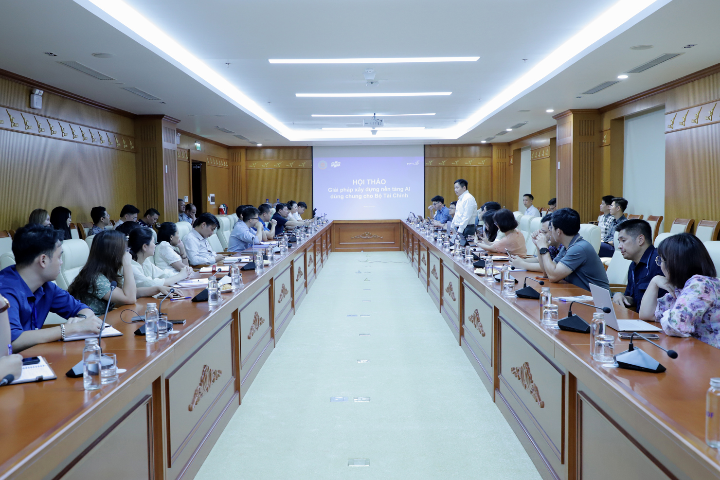 Hội thảo “Giải pháp xây dựng nền tảng AI dùng chung cho Bộ Tài chính”.