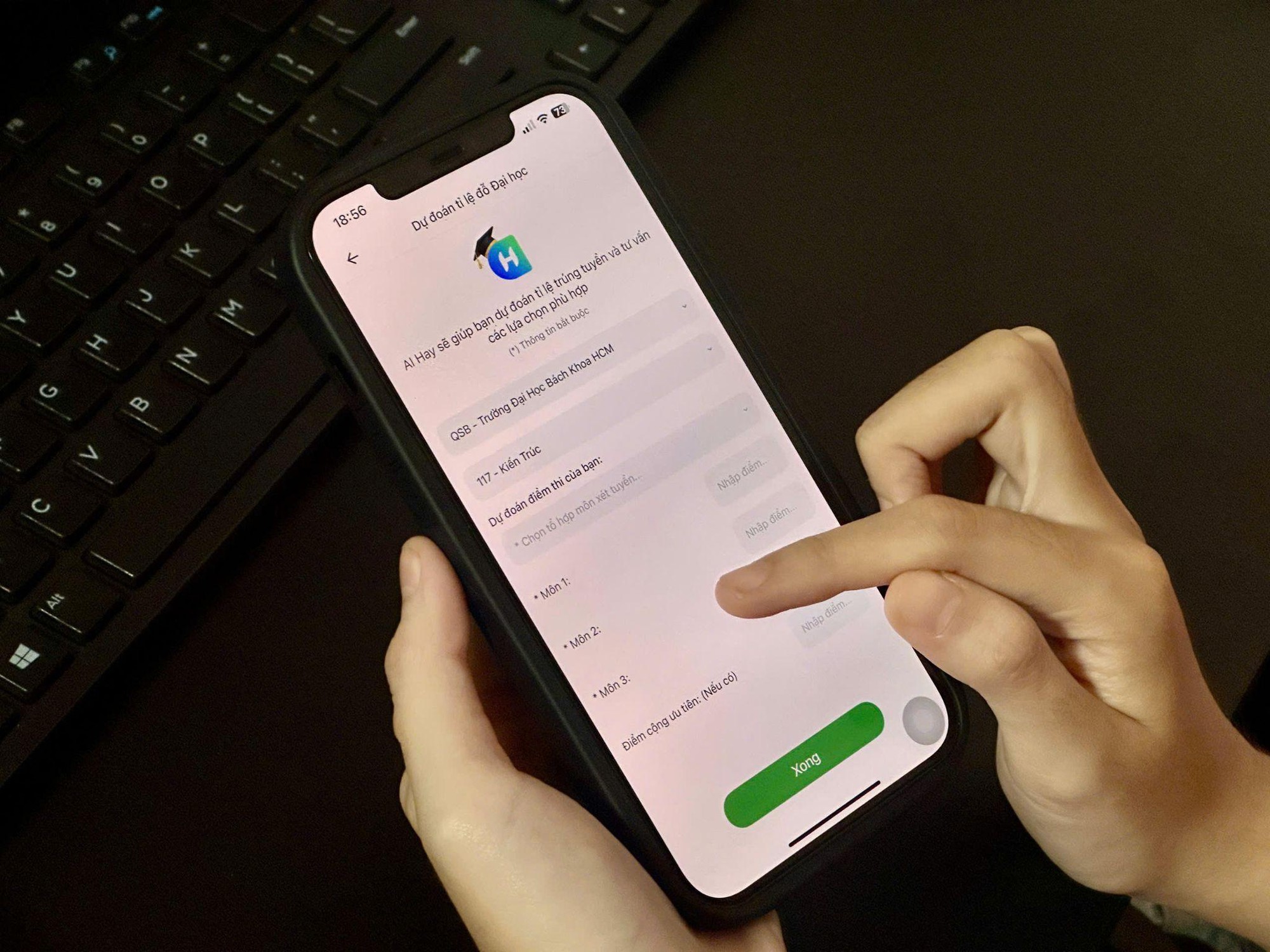 Chỉ mất 3 giây, chiếc app này sẽ cho bạn biết cơ hội đỗ đại học thế nào!- Ảnh 4. Chỉ mất 3 giây, chiếc app này sẽ cho bạn biết cơ hội đỗ đại học thế nào!- Ảnh 4.