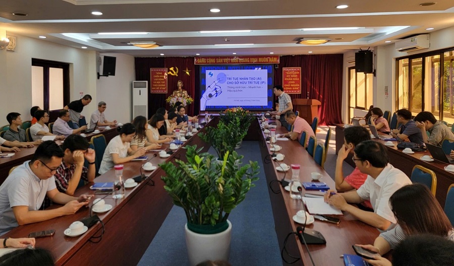 Toàn cảnh lớp tập huấn: “Trí tuệ nhân tạo (AI) cho Sở hữu trí tuệ (IP): Thông minh hơn - Nhanh hơn - Hiệu quả hơn” Toàn cảnh lớp tập huấn: “Trí tuệ nhân tạo (AI) cho Sở hữu trí tuệ (IP): Thông minh hơn - Nhanh hơn - Hiệu quả hơn”
