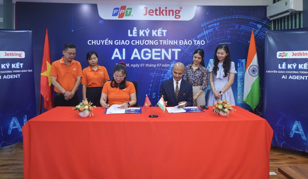 FPT hợp tác Jetking Ấn Độ chuyển giao chương trình đào tạo AI Agent - 1