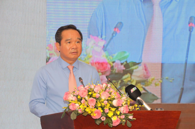 Ông Nguyễn Văn Được: Chuyển đổi xanh giúp duy trì vai trò đầu tàu kinh tế TP HCM 1 Chủ tịch UBND TP HCM Nguyễn Văn Được phát biểu tại diễn đàn sáng 31/7. Ảnh: BSA