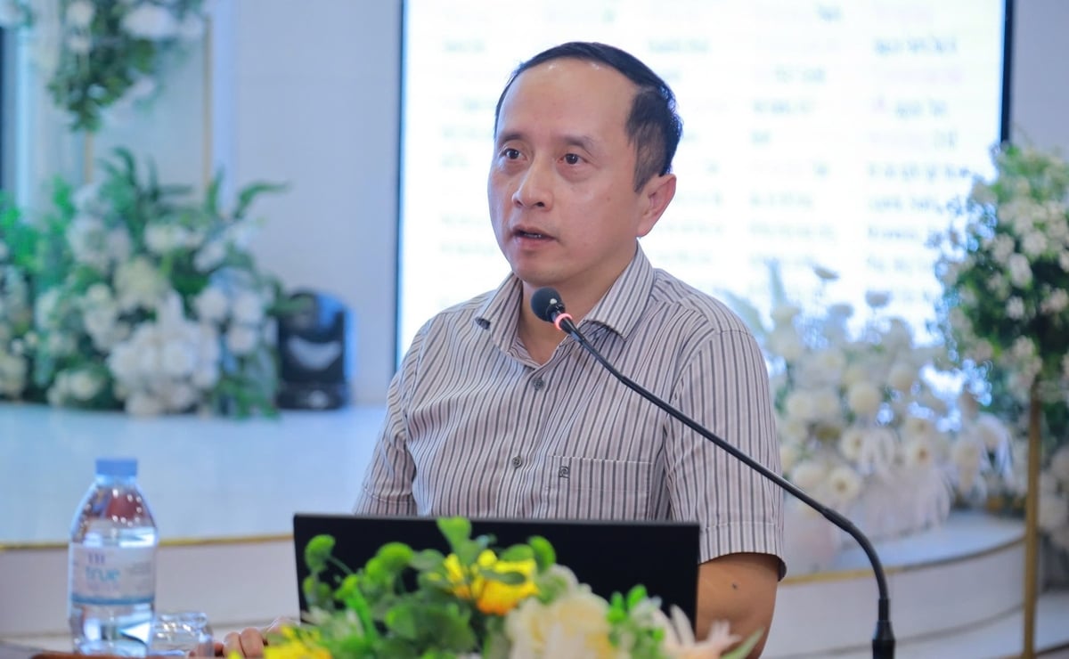 Ông Đỗ Minh Phương, Phó Giám đốc Trung tâm kiểm định (Cục Chuyển đổi số - Bộ Nông nghiệp và Môi trường) khẳng định công nghệ AI mang lại nhiều khác biệt cho sản xuất nông nghiệp. Ảnh: Việt Khánh.