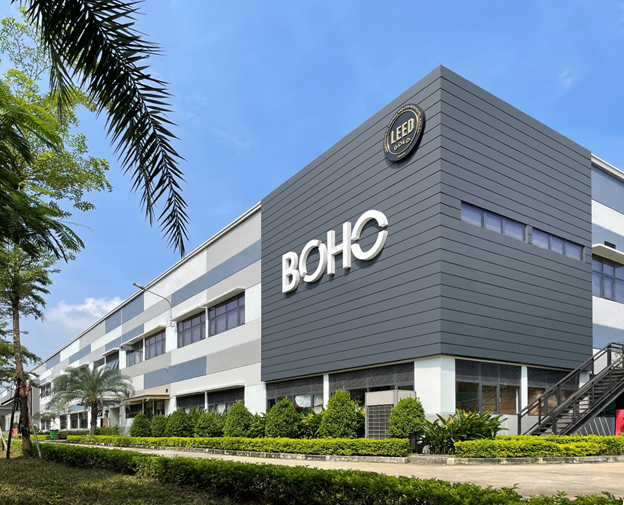 Boho Décor thay đổi nhận diện thương hiệu 4 Nhà máy đạt tiêu chuẩn LEED Gold của Boho tại Tây Ninh (Long An cũ). Ảnh: Boho