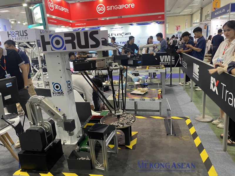 Robot Delta . Ảnh: Hà Anh/Mekong ASEAN.