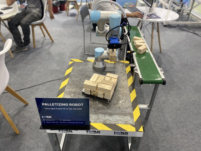 robot Palletizing. Ảnh: Hà Anh/Mekong ASEAN.