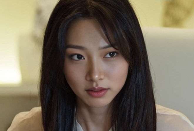 Hình ảnh nhân vật chính Hoàng Linh (từng do Thùy Tiên thủ vai) được tạo bằng công nghệ AI - Ảnh: NSX