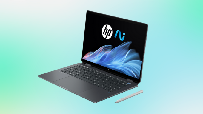 OmniBook Ultra Flip 14 có thiết kế mỏng nhẹ, chỉ nặng 1,34 kg. Ảnh: HP