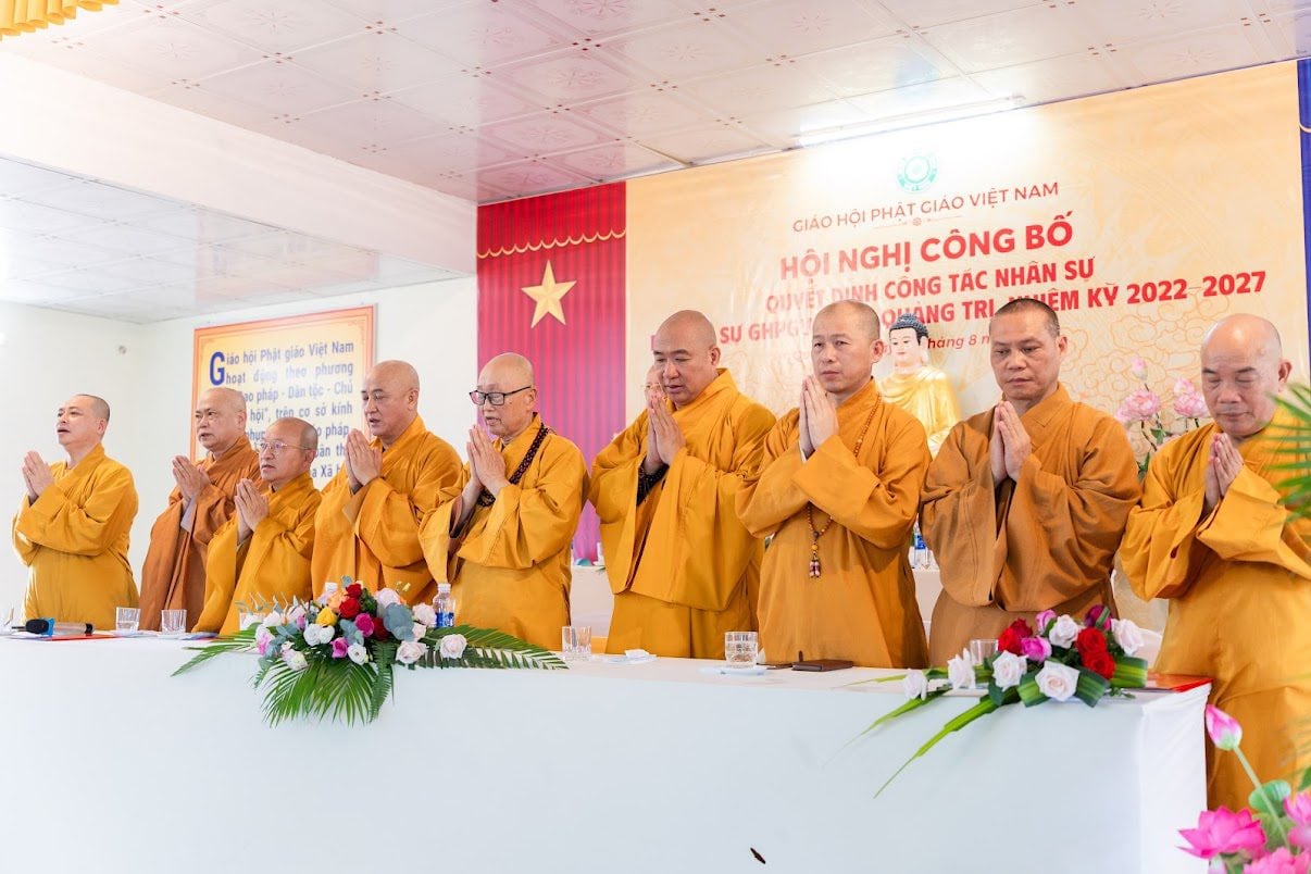 Công bố nhân sự Ban Trị sự GHPGVN tỉnh nhiệm kỳ 2022–2027 1 Quảng Trị: Công bố nhân sự Ban Trị sự GHPGVN tỉnh nhiệm kỳ 2022–2027 1