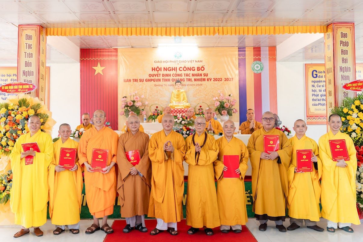 Công bố nhân sự Ban Trị sự GHPGVN tỉnh nhiệm kỳ 2022–2027 6 Quảng Trị: Công bố nhân sự Ban Trị sự GHPGVN tỉnh nhiệm kỳ 2022–2027 6
