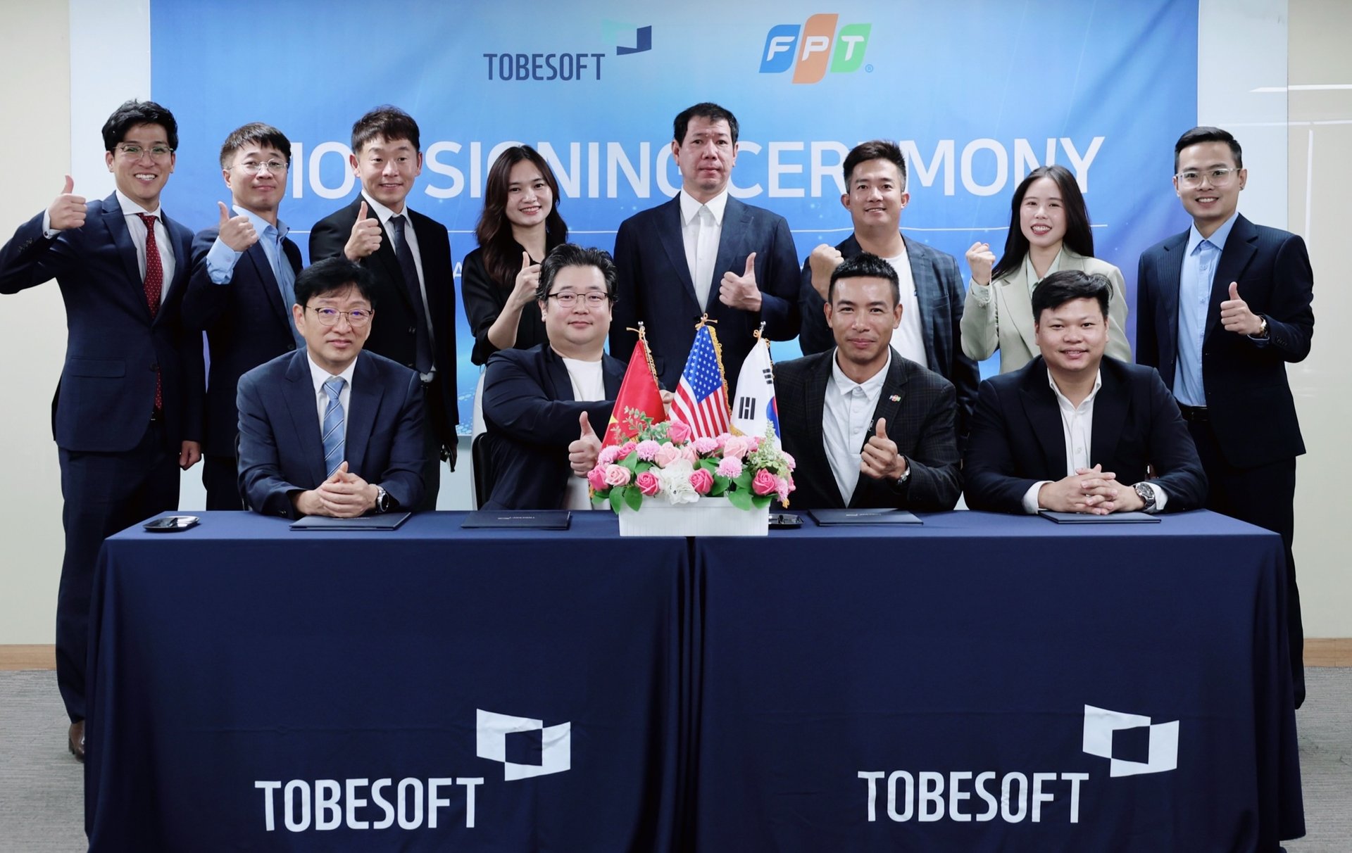 Lập trình bằng AI, cơ hội mới từ 'cái bắt tay' của FPT và TOBESOFT 1 tobesoft fpt mou ceremony 1035