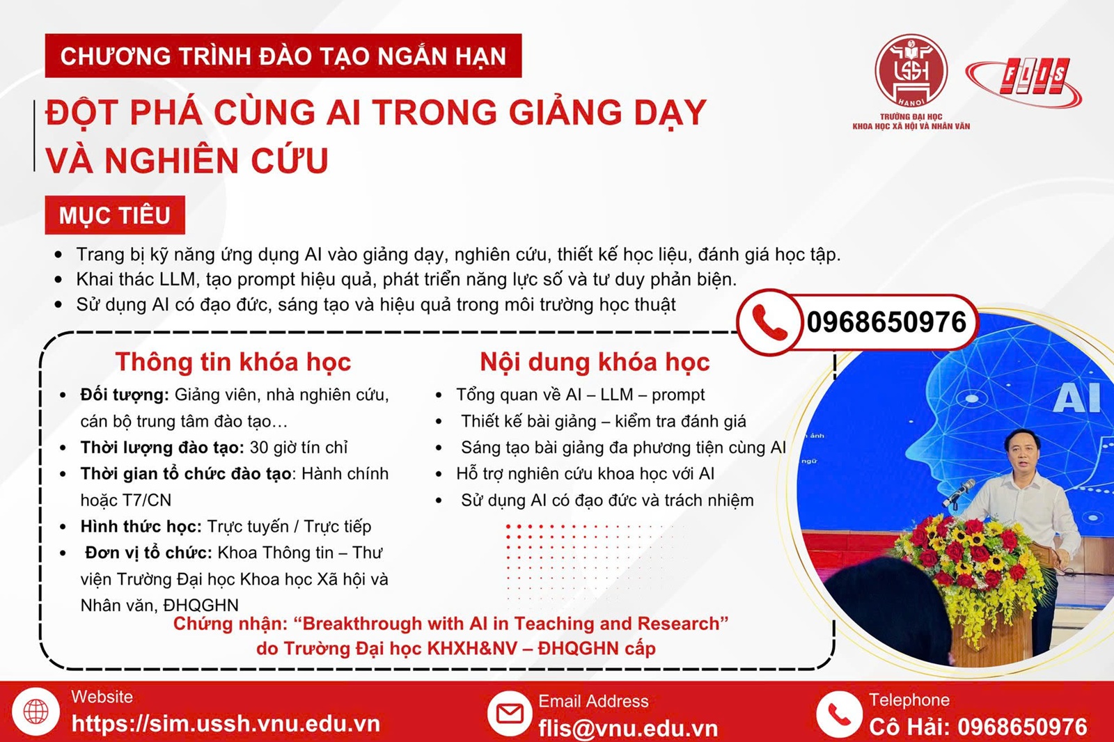 Tuyển sinh Chương trình ngắn hạn “Đột phá cùng AI trong giảng dạy và nghiên cứu” 1 tuyen sinh chuong trinh ngan han dot pha cung ai trong giang day va nghien cuu 1