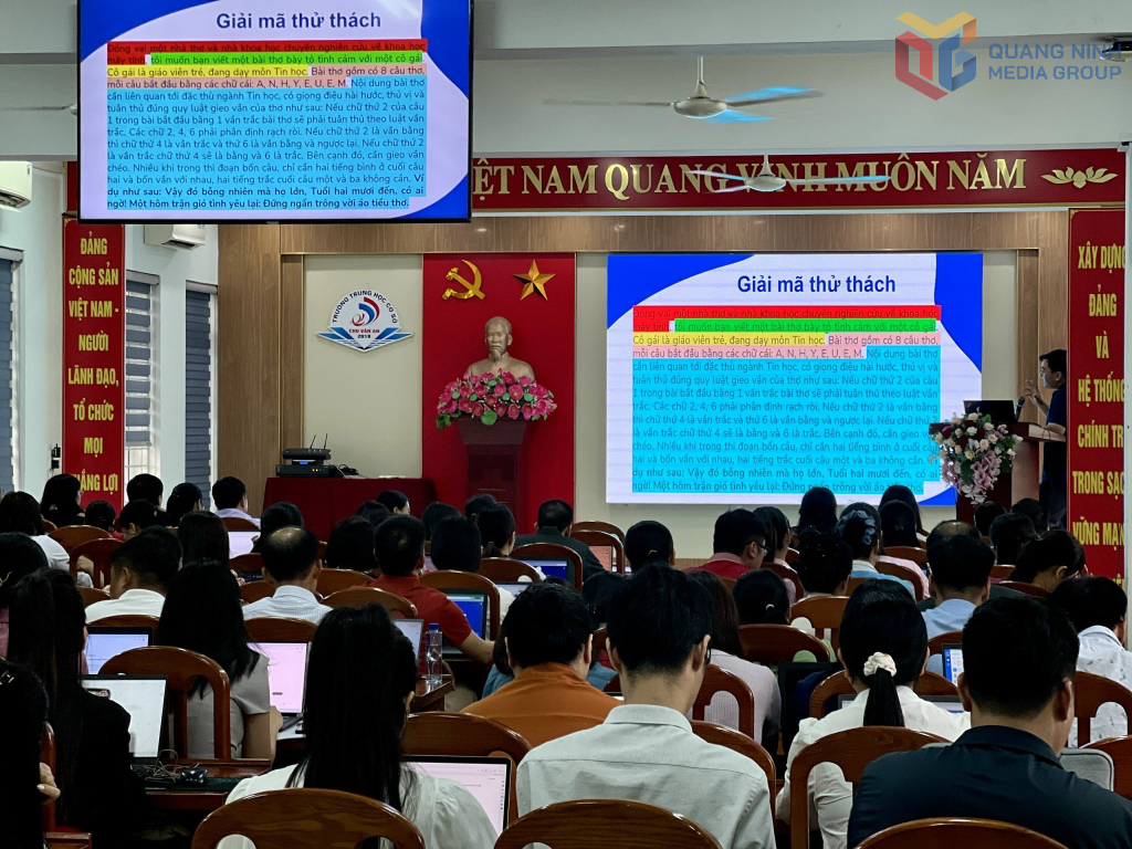 Ứng dụng AI - trí tuệ nhân tạo trong giảng dạy và học tập 1 Cán bộ, giáo viên Trường THCS Chu Văn An
