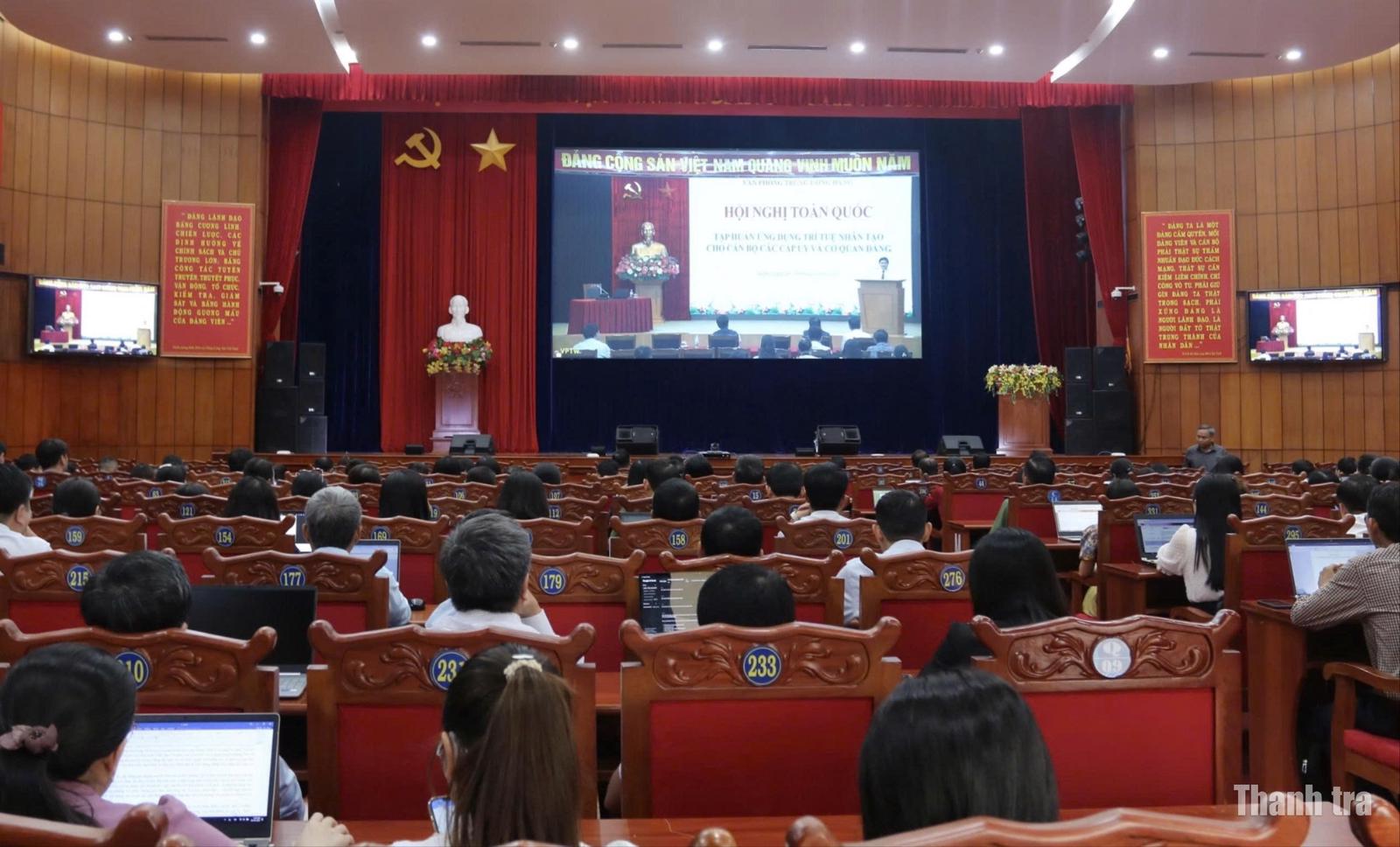Gần 5.000 cán bộ được tập huấn ứng dụng trí tuệ nhân tạo vào công tác Đảng 2 68c0379808dcb36fd59bdc7d