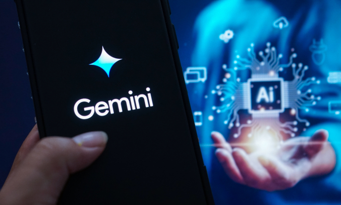 Thách thức trong việc duy trì chuyên viên AI 1 Logo Google Gemini trên website cho smartphone. Ảnh: Bảo Lâm