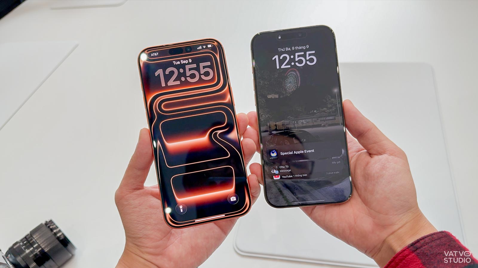 So sánh iPhone 17 Pro Max và iPhone 16 Pro Max: Rất nhiều khác biệt! 12 So sanh iPhone 17 Pro Max iPhone 16 Pro Max 14