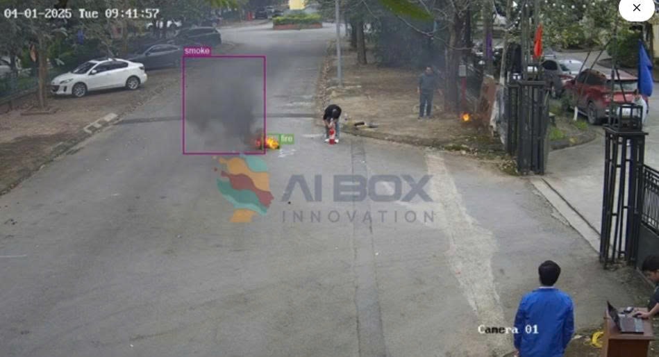 cảnh báo cháy trong an toàn an ninh