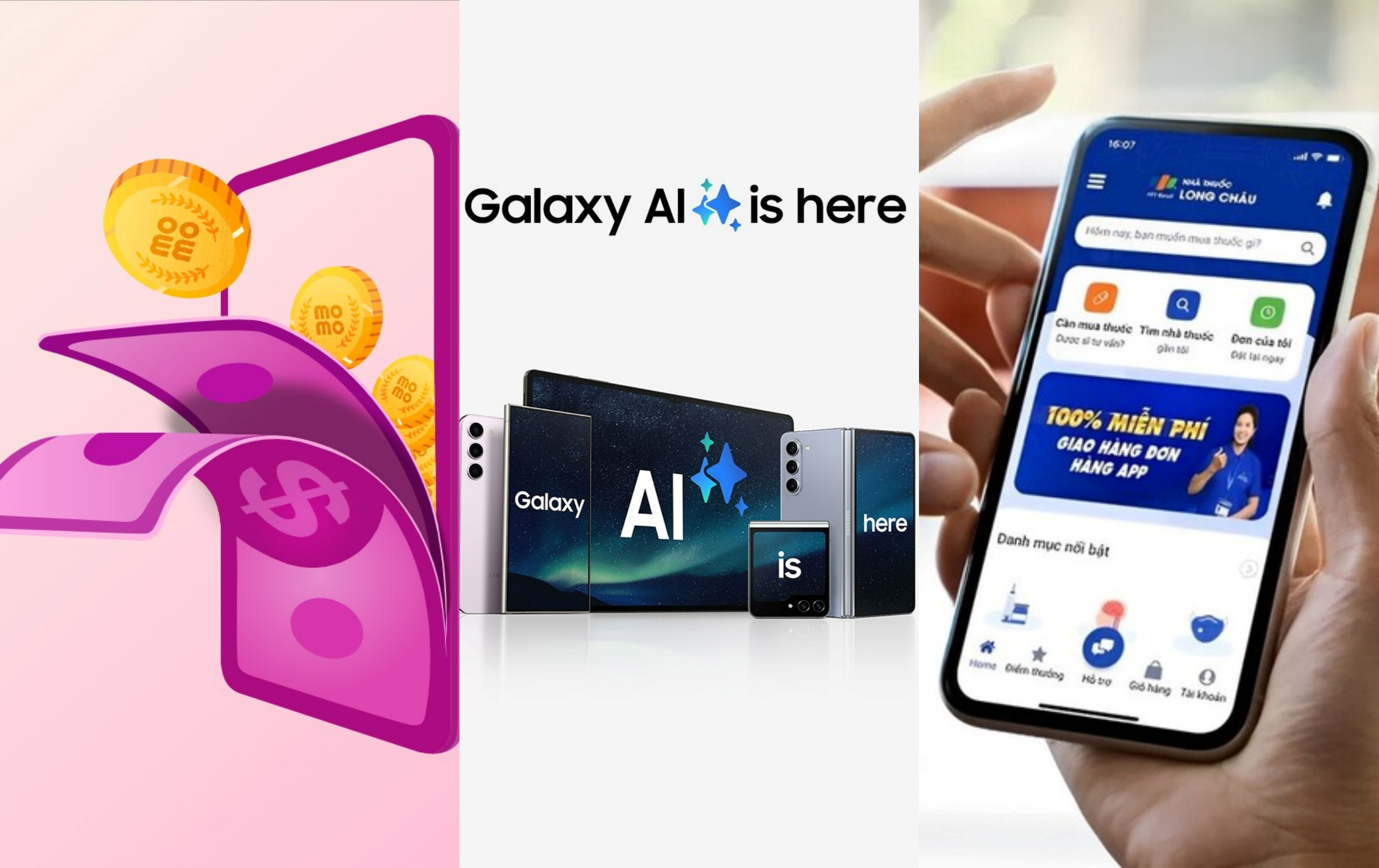 Ví trả sau MoMo vs Galaxy AI vs Sổ SKĐT Long Châu: Đâu là thương hiệu ứng dụng AI hàng đầu Việt Nam?- Ảnh 1.