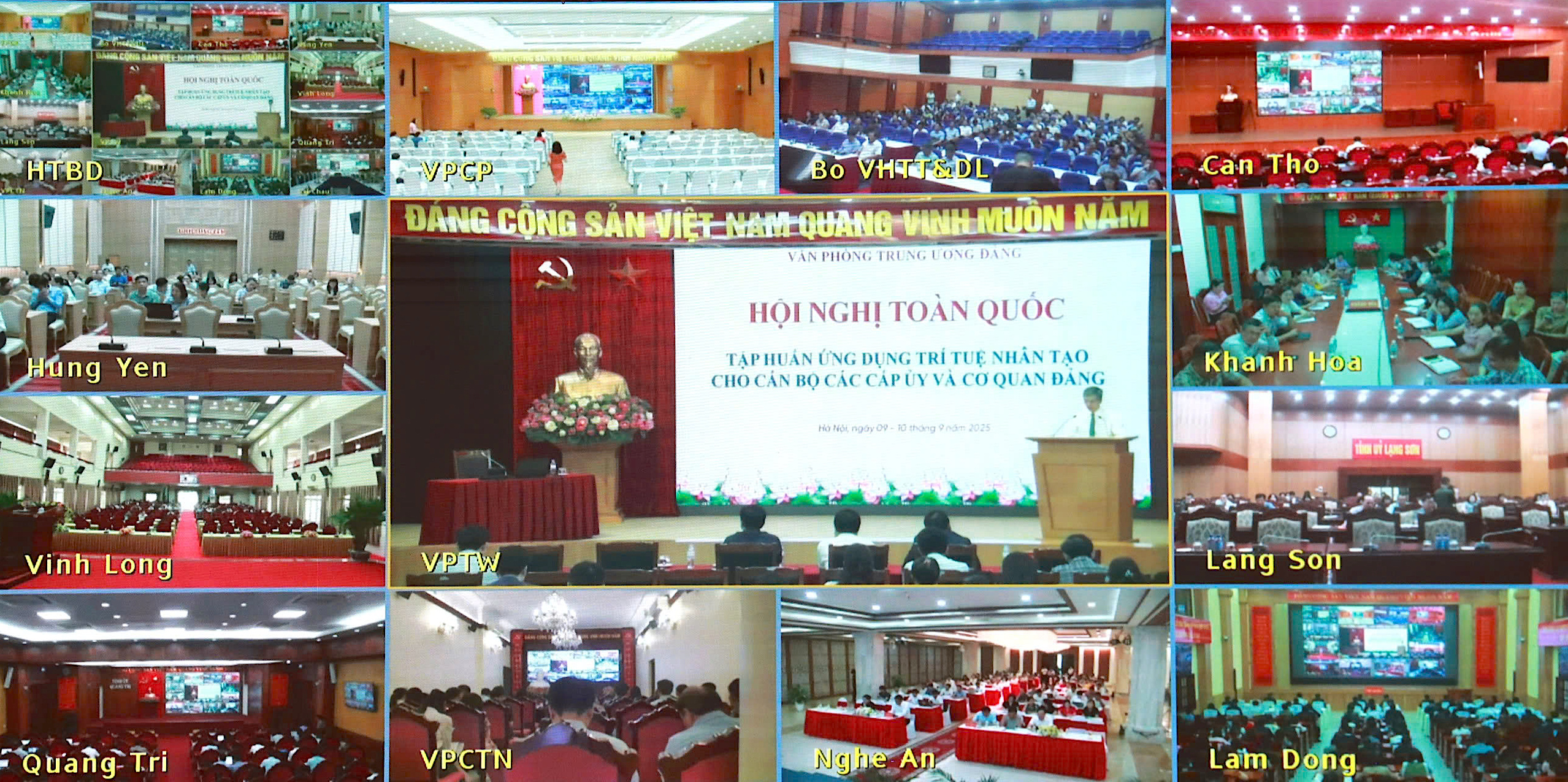 Bộ Xây dựng kết nối hội nghị toàn quốc tập huấn ứng dụng AI trong toàn Đảng bộ- Ảnh 1.