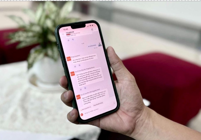 Công cụ AI của Lazada tối ưu hóa thương mại điện tử tại Việt Nam 3 Trợ lý gian hàng ảo giúp gian hàng được đánh giá tích cực và tăng tỉ lệ chuyển đổi mua hàng. Ảnh: Thái Anh