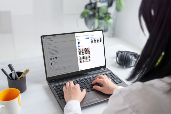 Công cụ AI của Lazada tối ưu hóa thương mại điện tử tại Việt Nam 2 AI tạo nhiều hình sản phẩm với người mẫu mặc từ ảnh gốc. Ảnh: Lazada