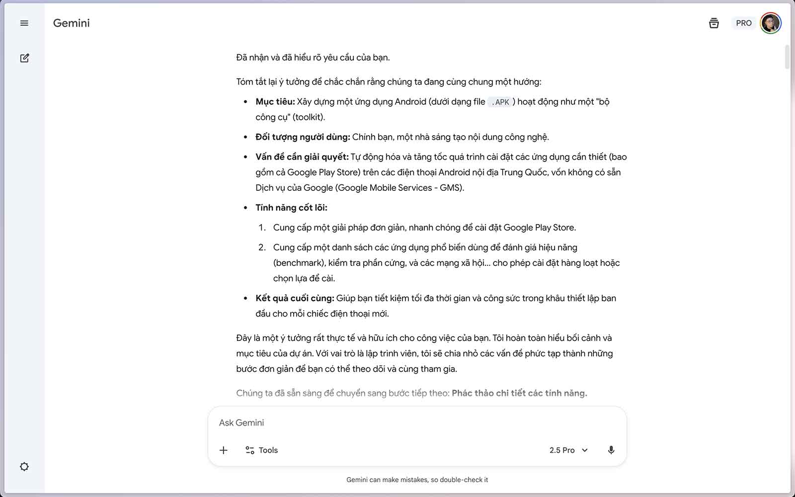 Không cần code giỏi vẫn có thể làm được! 4 Tao ung dung Android Gemini AI moi 0007 Screenshot 2025 10 15 at 2.15.39 PM