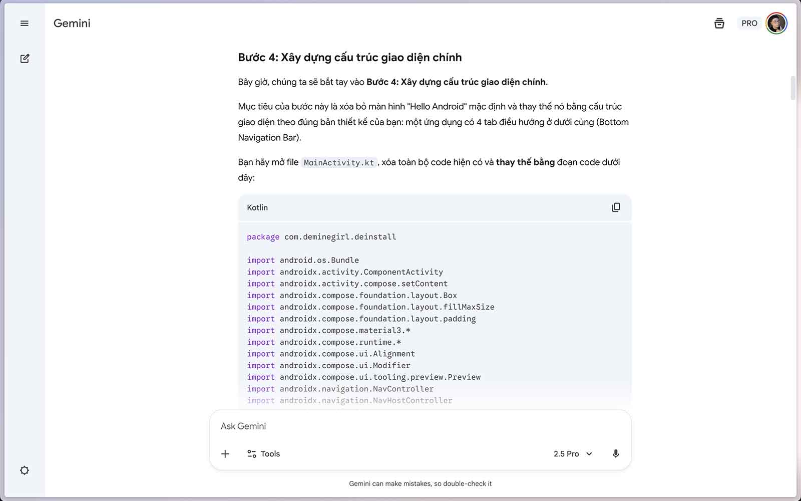 Không cần code giỏi vẫn có thể làm được! 9 Tao ung dung Android Gemini AI moi 0012 Screenshot 2025 10 15 at 2.34.30 PM