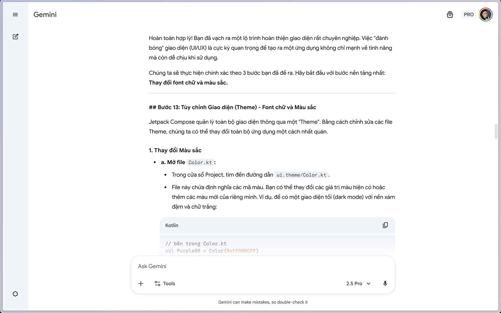 Không cần code giỏi vẫn có thể làm được! 10 Tao ung dung Android Gemini AI moi 0013 Screenshot 2025 10 15 at 2.40.43 PM