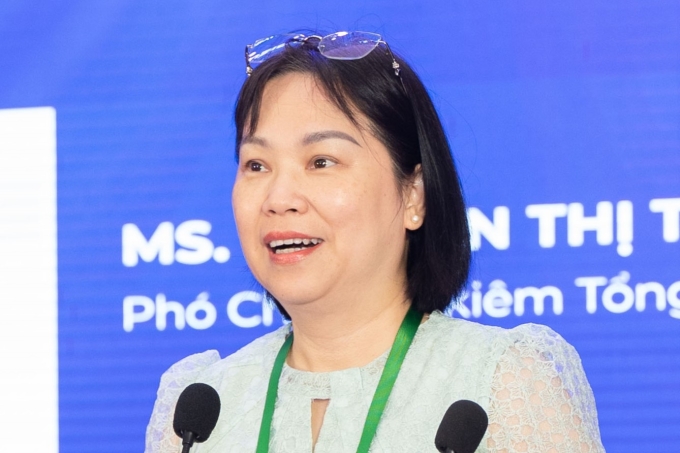 Văn hóa doanh nghiệp Việt Nam thay đổi nhờ AI và chuyển đổi số 1 Phó Chủ tịch VINASA Nguyễn Thị Thu Giang. Ảnh: Song Hà