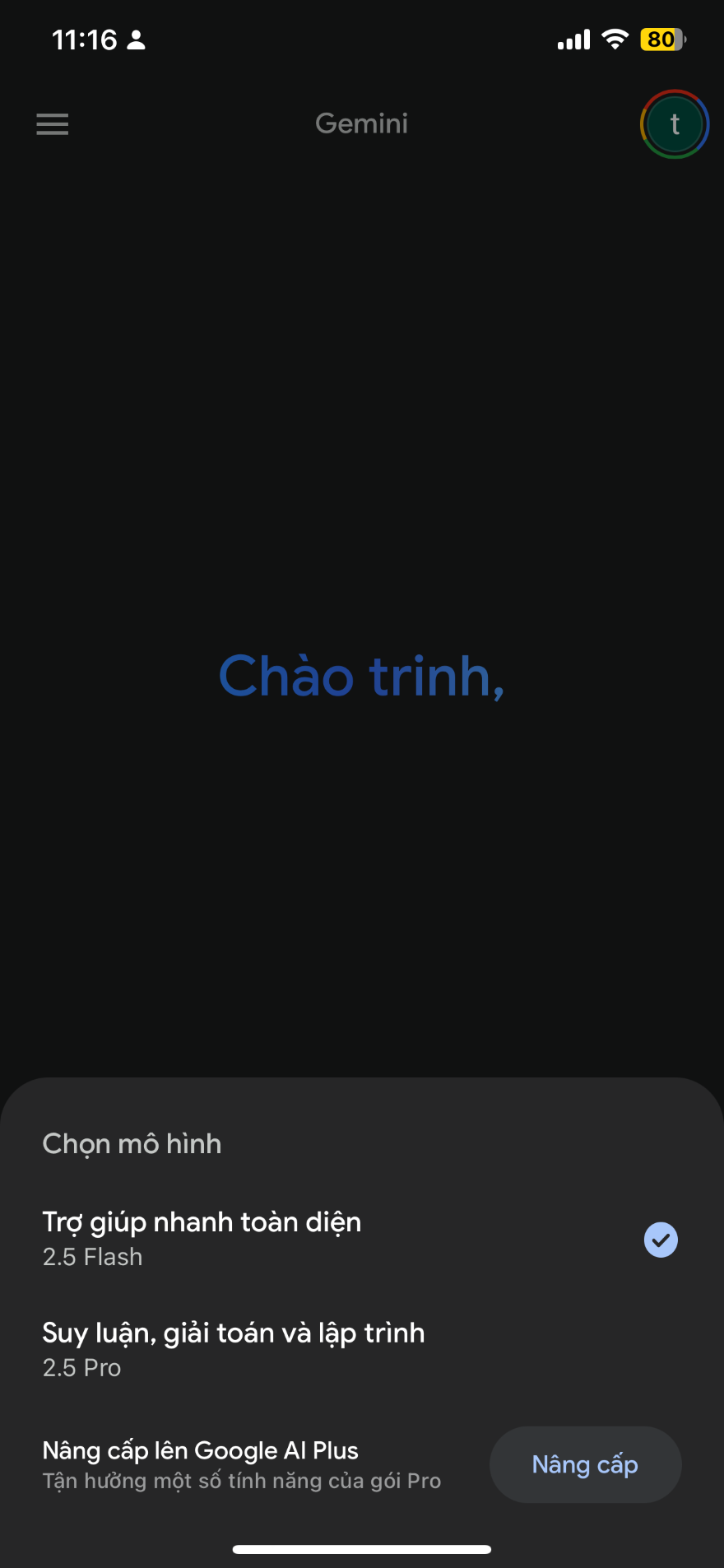 Trình chuyển đổi mô hình nay dễ dùng hơn 2 Google cập nhật Gemini: Trình chuyển đổi mô hình nay dễ dùng hơn