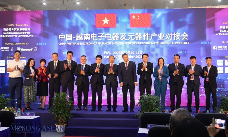 Khai mạc Triển lãm IEAE năm 2025 tại Hà Nội. Ảnh: Thu Thảo/Mekong ASEAN.