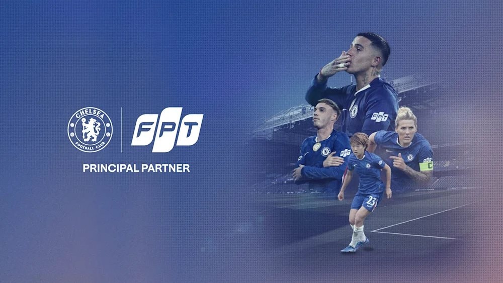 Chính thức: Logo FPT sẽ xuất hiện trên áo đấu của Chelsea mùa giải 2025/26- Ảnh 1. Chính thức: Logo FPT sẽ xuất hiện trên áo đấu của Chelsea mùa giải 2025/26- Ảnh 1.