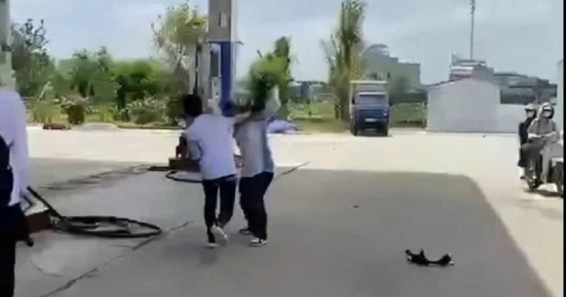 Công an cảnh báo nóng 1 Hiện trường xảy ra sự việc.