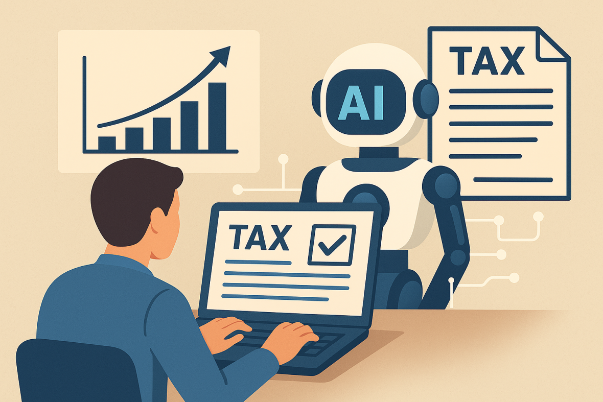 Sử dụng AI hỗ trợ hộ kinh doanh khai thuế và chuyển đổi lên doanh nghiệp. (Ảnh minh hoạ)