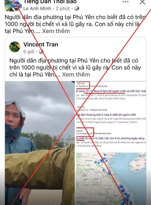 Bộ Công an lên tiếng 3 Cảnh giác tin giả AI về mưa lũ: Bộ Công an lên tiếng